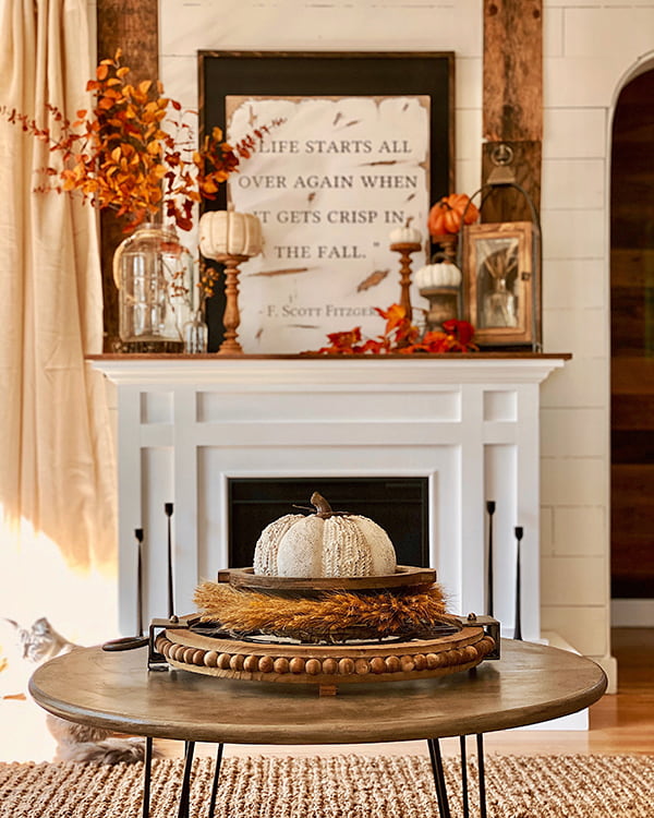 Fall Foliage Fall Mantle Decor Fall Farmhouse Sign Layering Sign Autumn Decor Crisp Maple Leaves Wood Sign Fall Decor