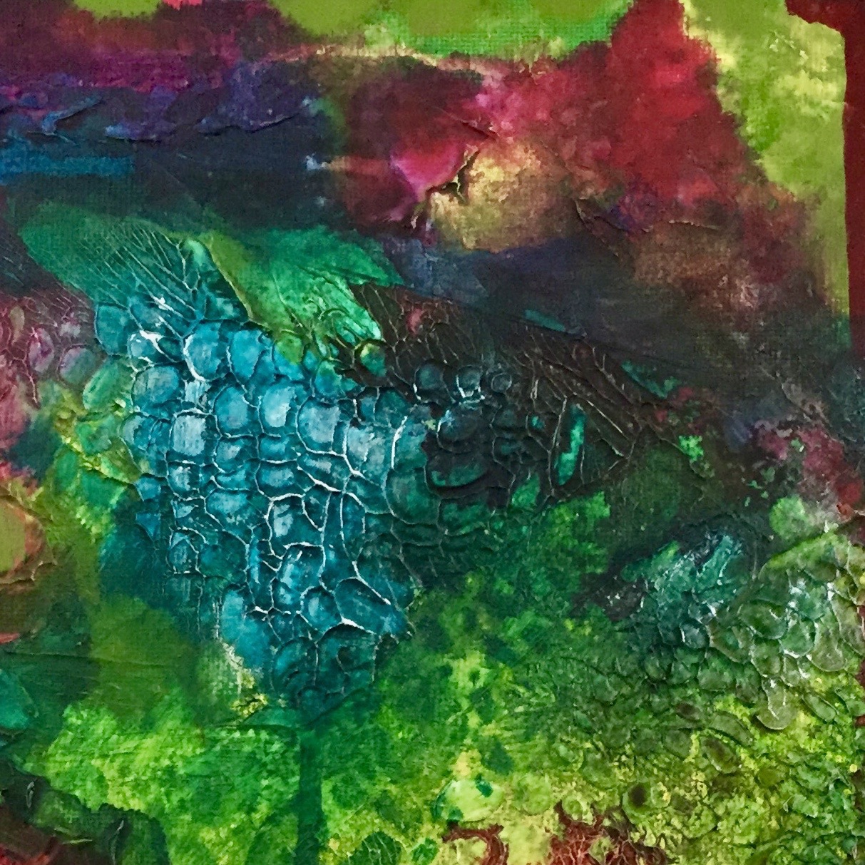 Metamorphosis Abstract Painting with Texture