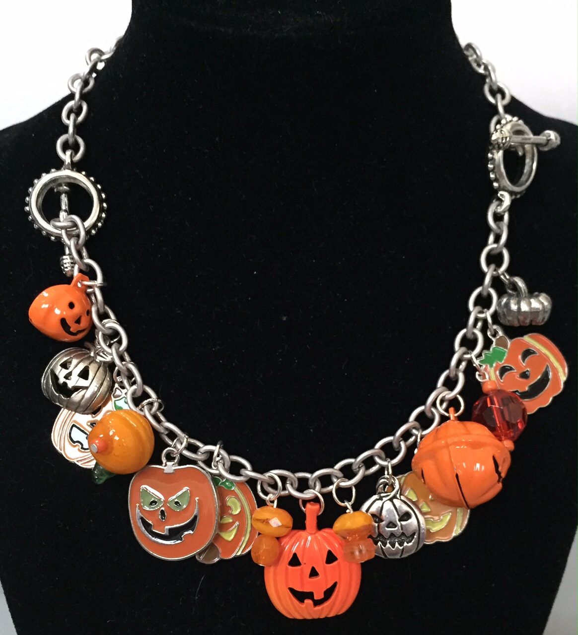 Vintage Halloween Collector Halloween Charm Bracelet Necklace Combos