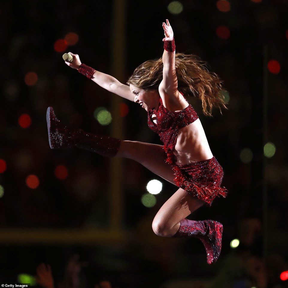 Shakira leaves little to the imagination as she brings her signature