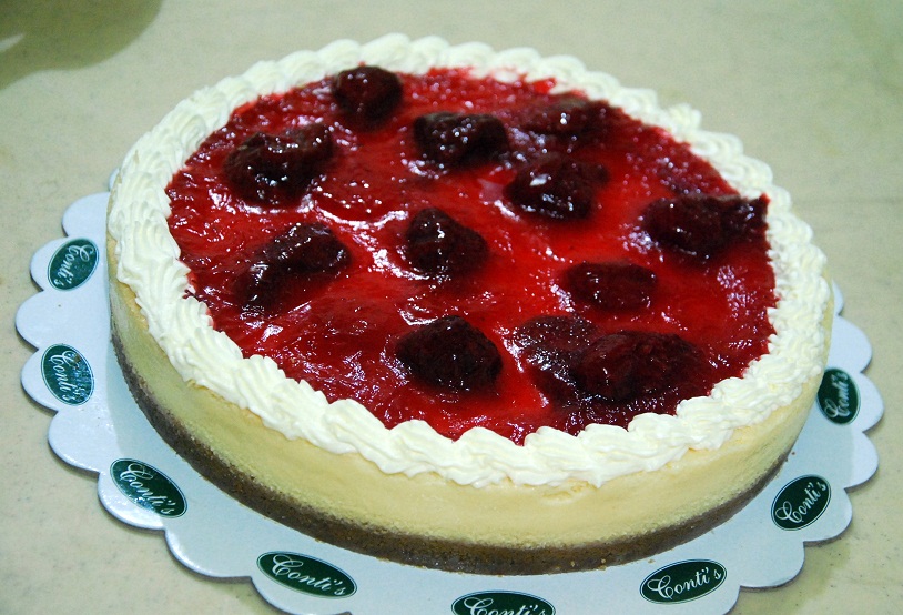 Philippines Cuisine Strawberry Cheesecake Contis Cake