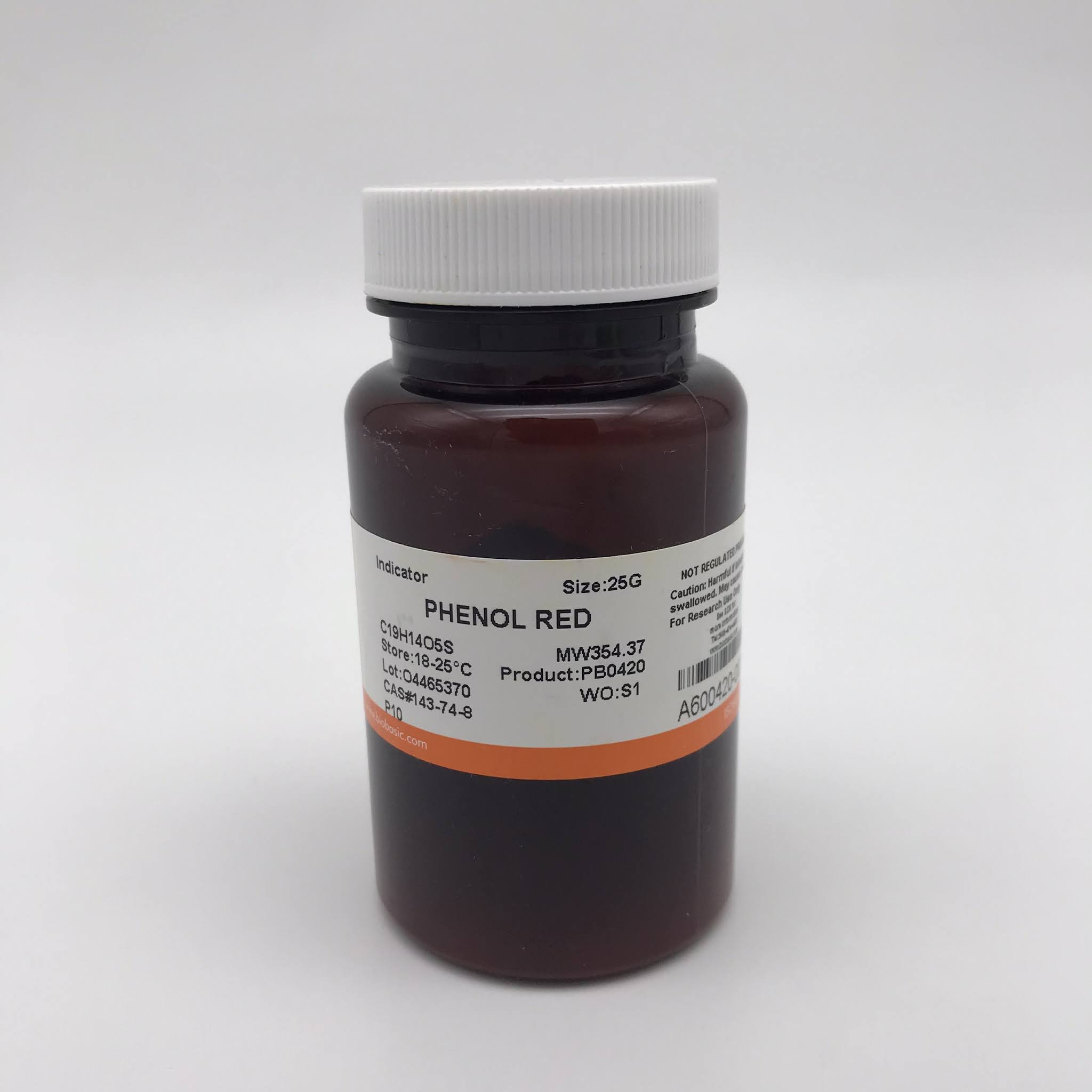 Phenol Red Color Chart