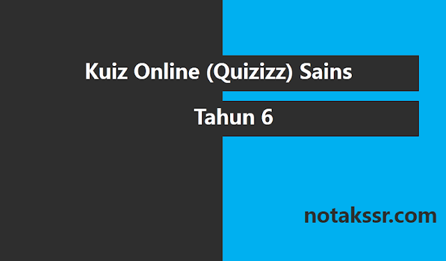 Soalan Kuiz Sains Tahun 5  Contoh IK