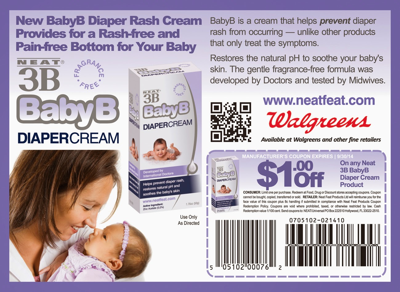 Mummy and Bub Health Walgreens 3B Baby Coupon