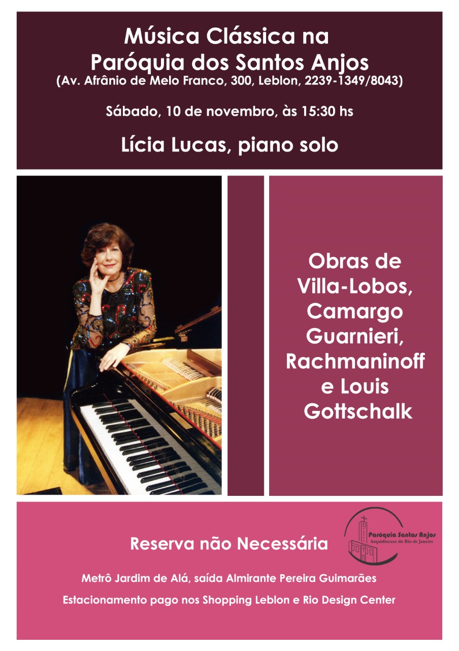 live] Recital de piano solo com Bernardo Santos - Sextas Musicais 