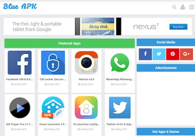 Blogger Theme Like Play store 