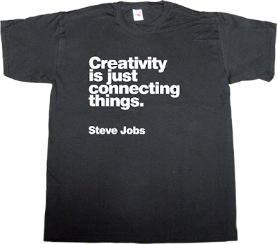creative steve jobs brilliant sentence apple t-shirt ephemeral-t-shirts tribute