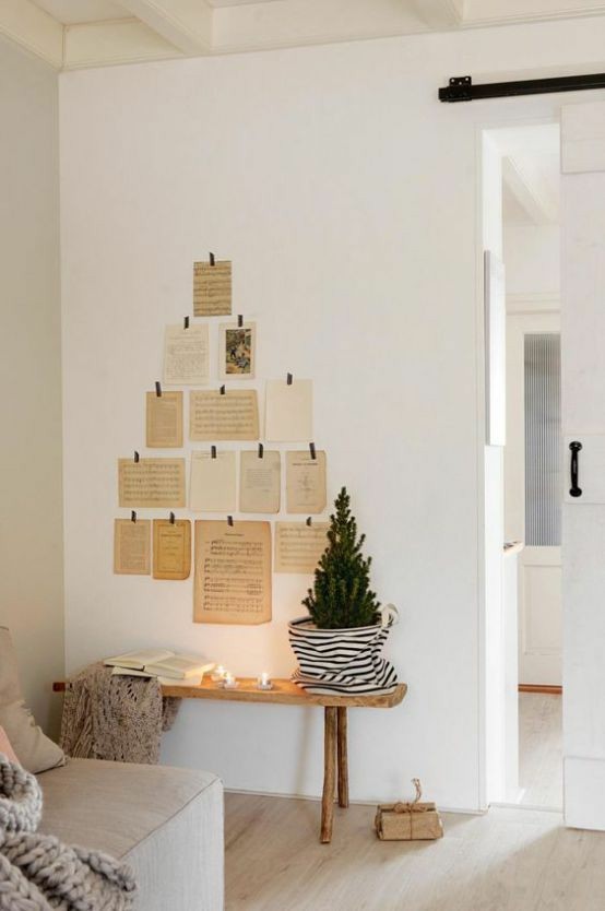 Árvores de Natal alternativas, árvore de Natal alternativa, árvore de Natal diferente