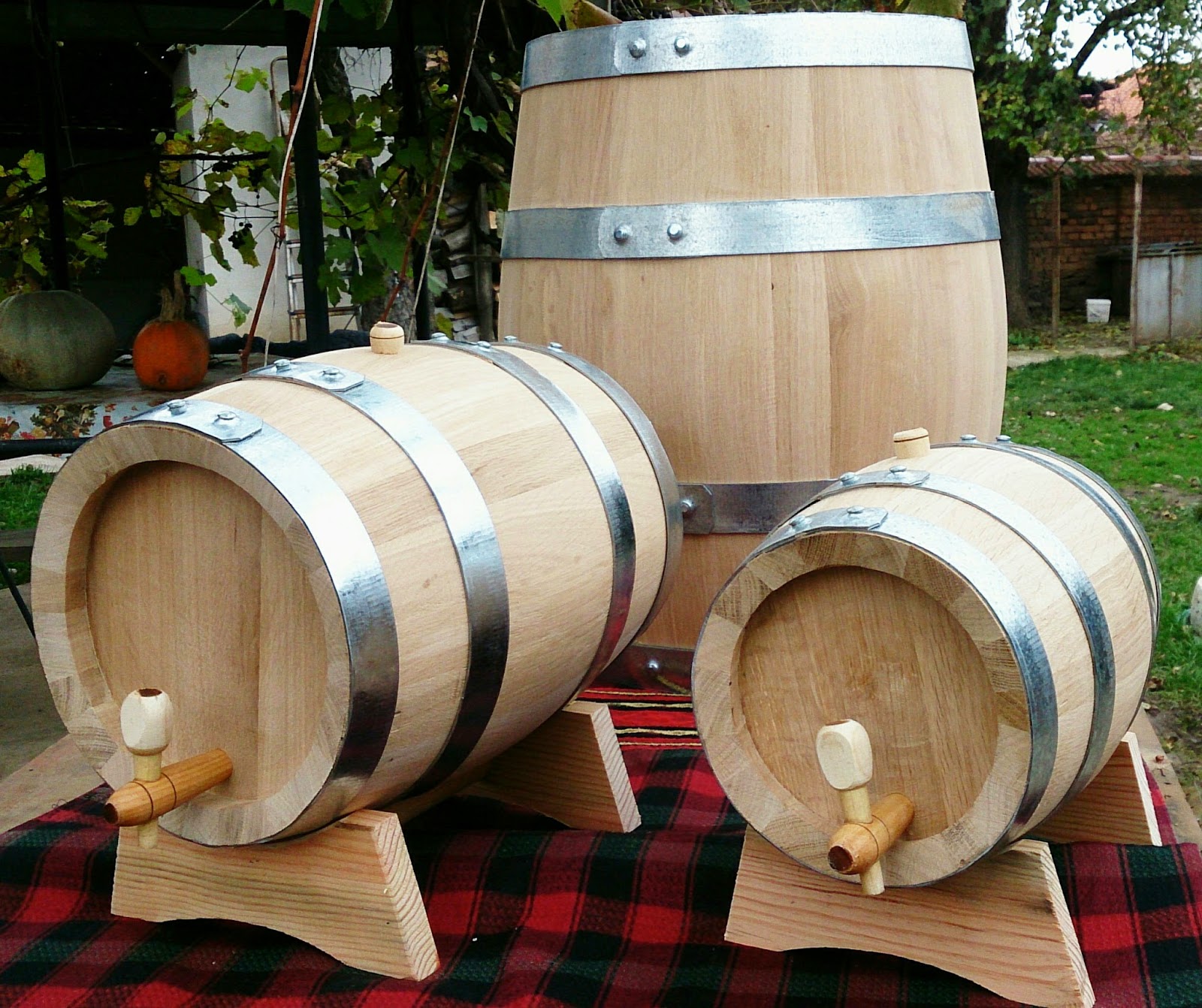 Real Oak Barrels Sizes