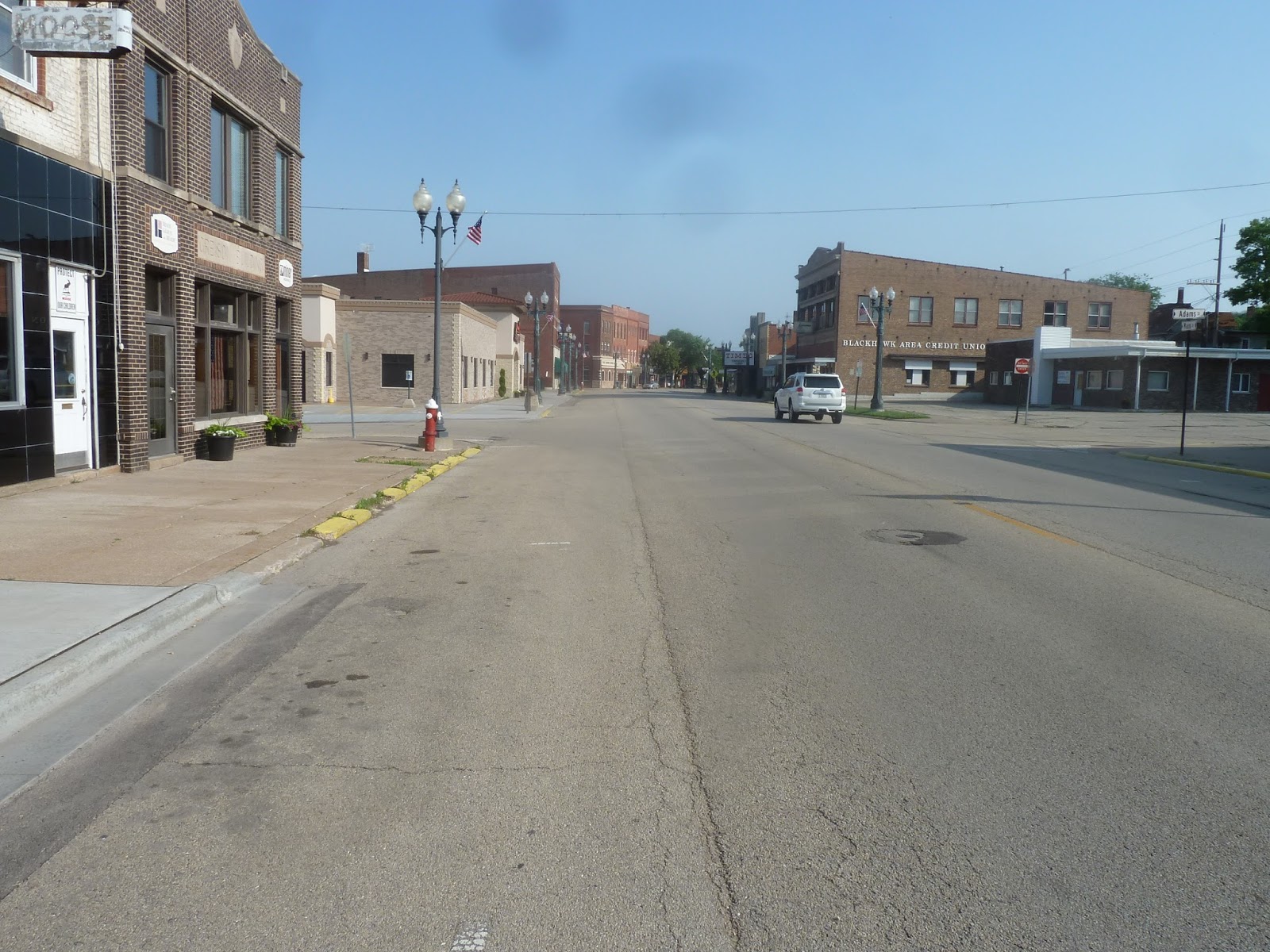 seniors walking across america POST 1144; june 25, 2013; near GALENA