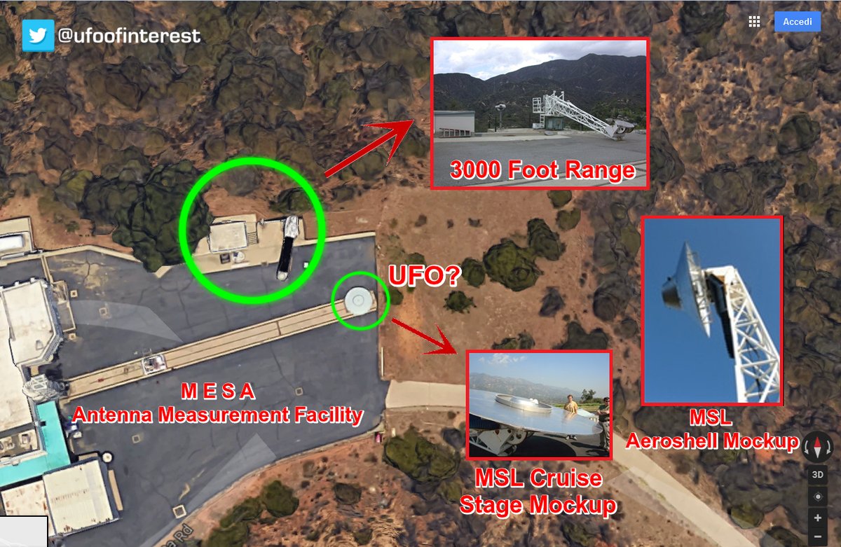 UFO Spotted on Runway of NASA Jet Propulsion Labs in Google Earth
