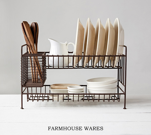 farmhouse musings: Vintage Style Dish Rack