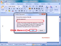 how to password protect excel document