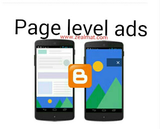 Google adsense page level ads Image