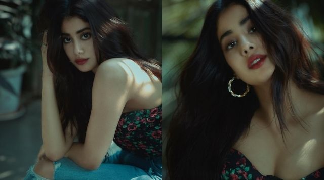 Janhvi Kapoor Is Giving The Pictures A Perfect Look In These Candid Stills For Roohi Promotions.