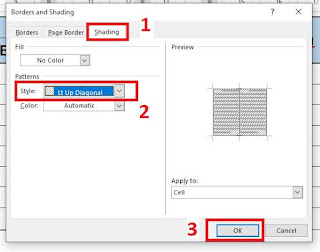 Cara Arsir Tabel di Word