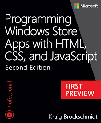 First preview: Programming Windows Store Apps with HTML, CSS, and JavaScript, Second Edition