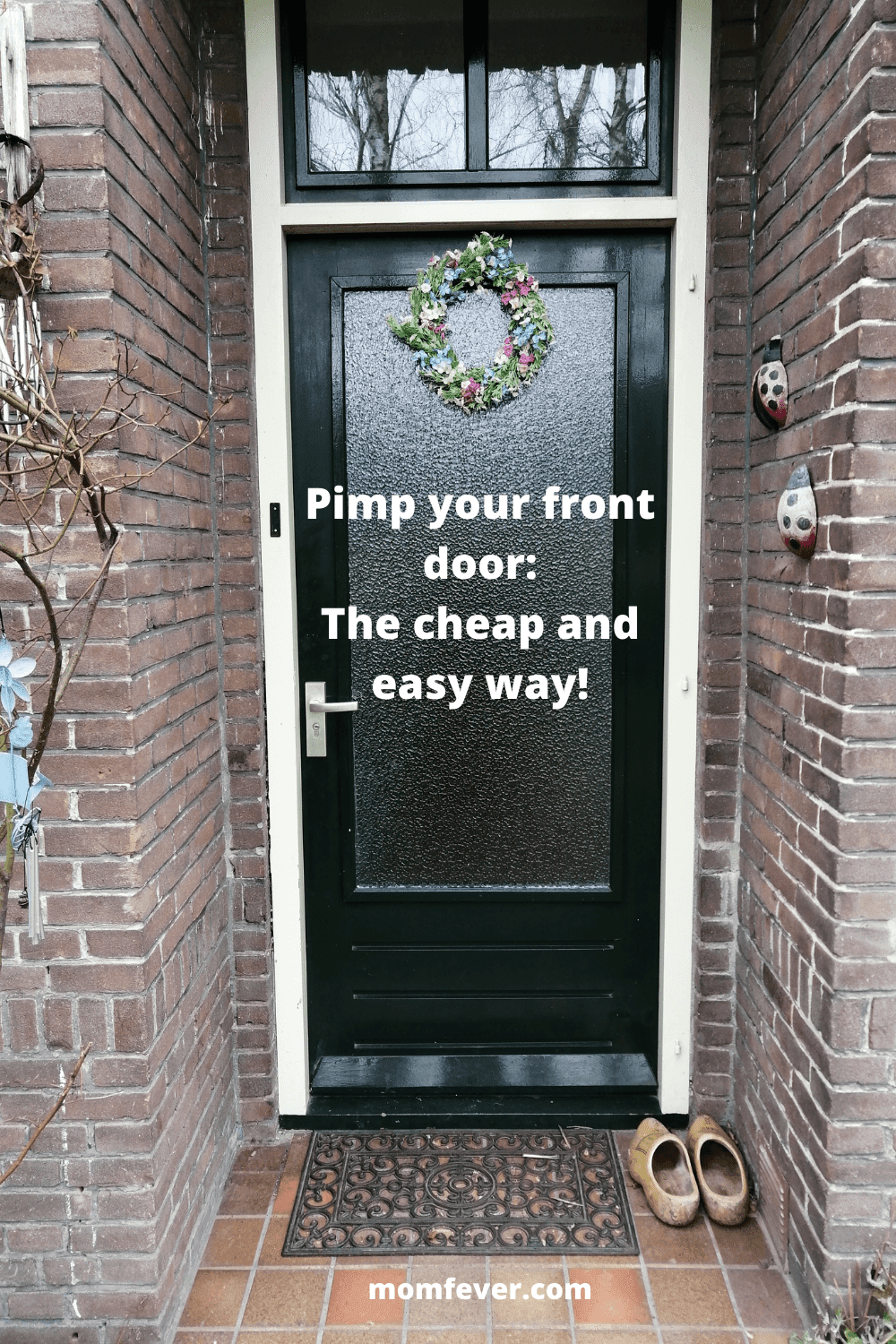 Front door wreath for Spring