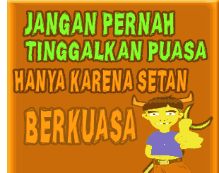 Setan bukan alasan kita niggalin puasa Setan bukan alasan kita niggalin puasa
