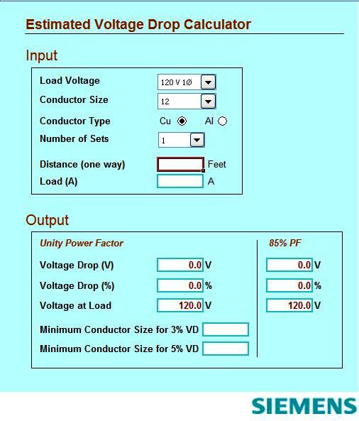 Electrical Calculations Sheet -Main ~ Electrical Knowhow