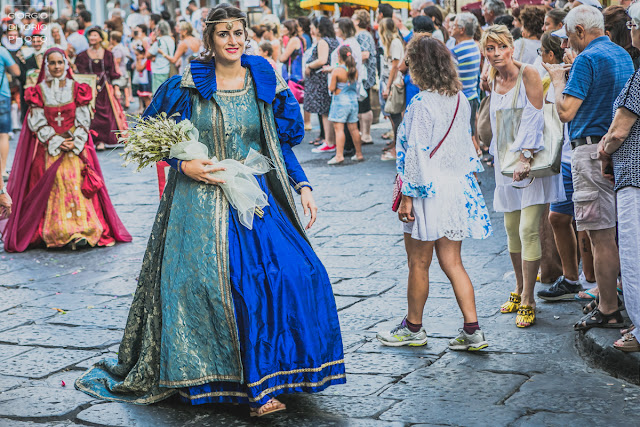 Corteo storico di Sant' Alessandro 2019, Sfilata di Sant' Alessandro 2019, Isola d'Ischia, Foto Ischia, Antiche tradizioni dell' Isola d' Ischia, Ritratto, Castello Aragonese Ischia, Sbandieratori, Mamuthones, 