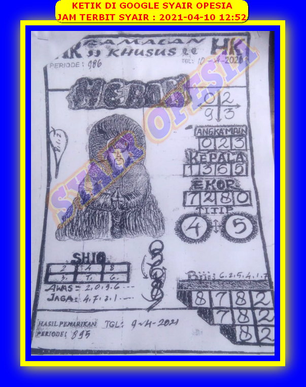gambar togel hongkong
