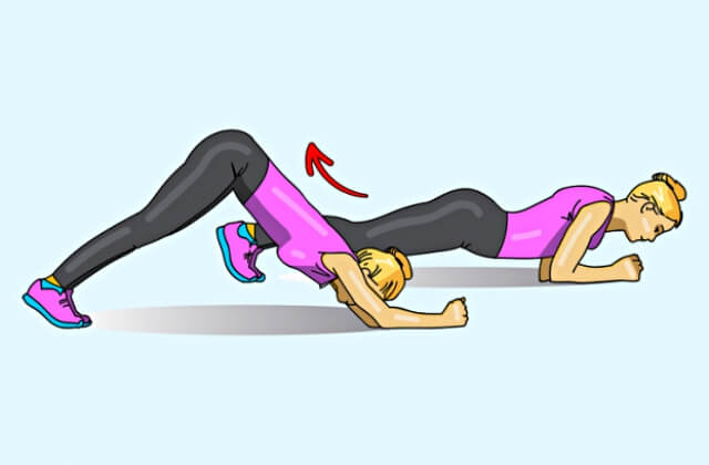 Exercise dolphin plank to help you lose belly fat