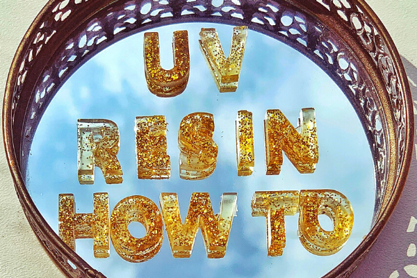Arthurwears How To Make Mini Glitter Alphabet Letters Using Uv Resin