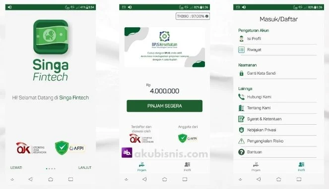 Aplikasi Pinjaman Online Singa Fintech