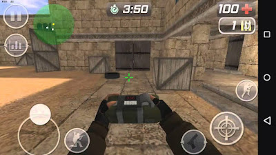 Screenshot Counter Strike Apk+Data Android v1.6 Counter Strike APK DATA V1.6 For Android + Cara Main
