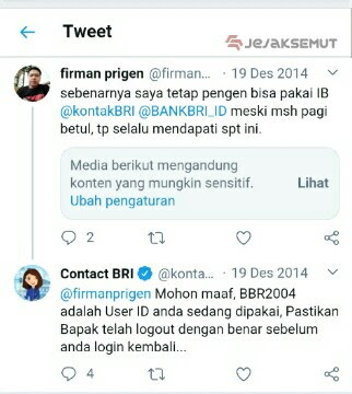 Kode Kesalahan BBR2004 - User ID Sedang Dipakai