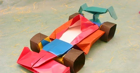 Origami Race Car