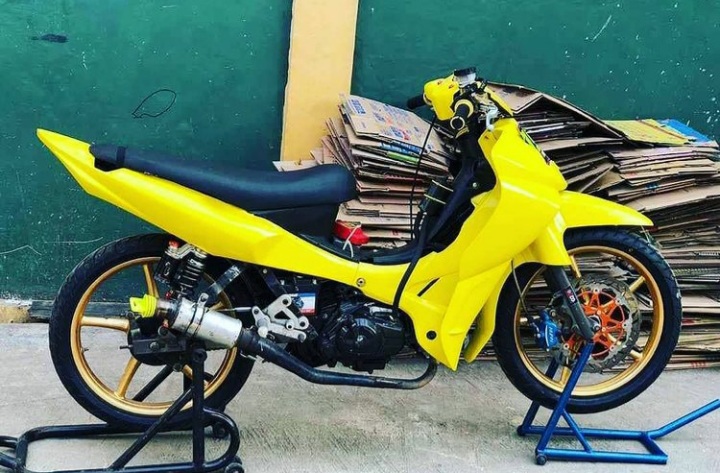 Modifikasi Jupiter Z Warna Kuning Polos, Original, Doff, Metalik, Lemon