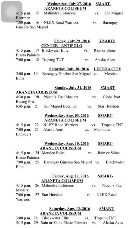 Pba Basketball Game Schedule maggriload