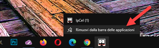 collegamento aggiunto alla taskbar di windows collegamento aggiunto alla taskbar di windows