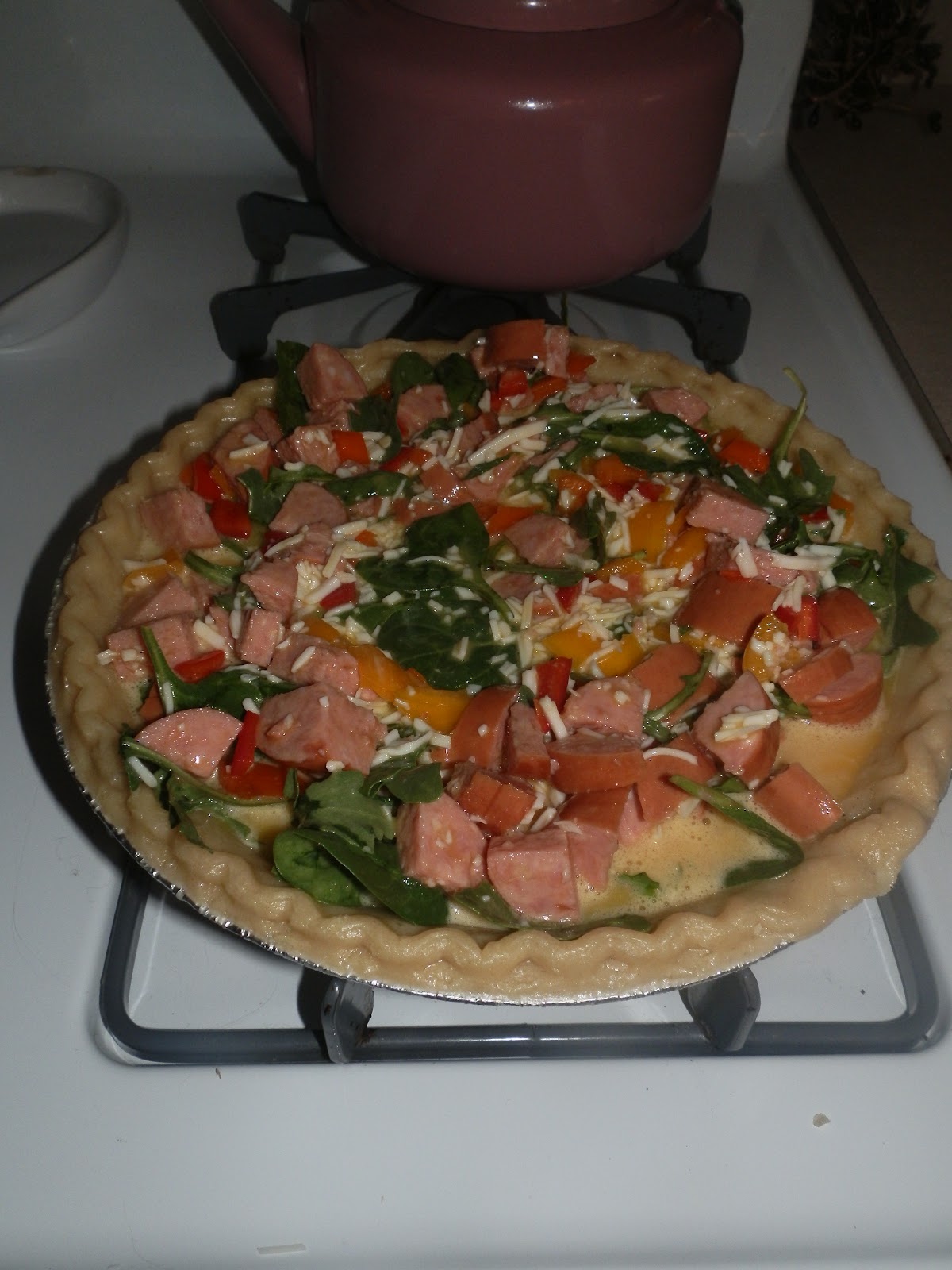 Thrive Sausage/Spinach/Sweet Pepper Quiche