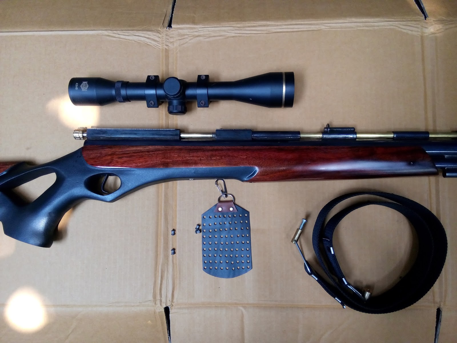 senapan angin double tabung