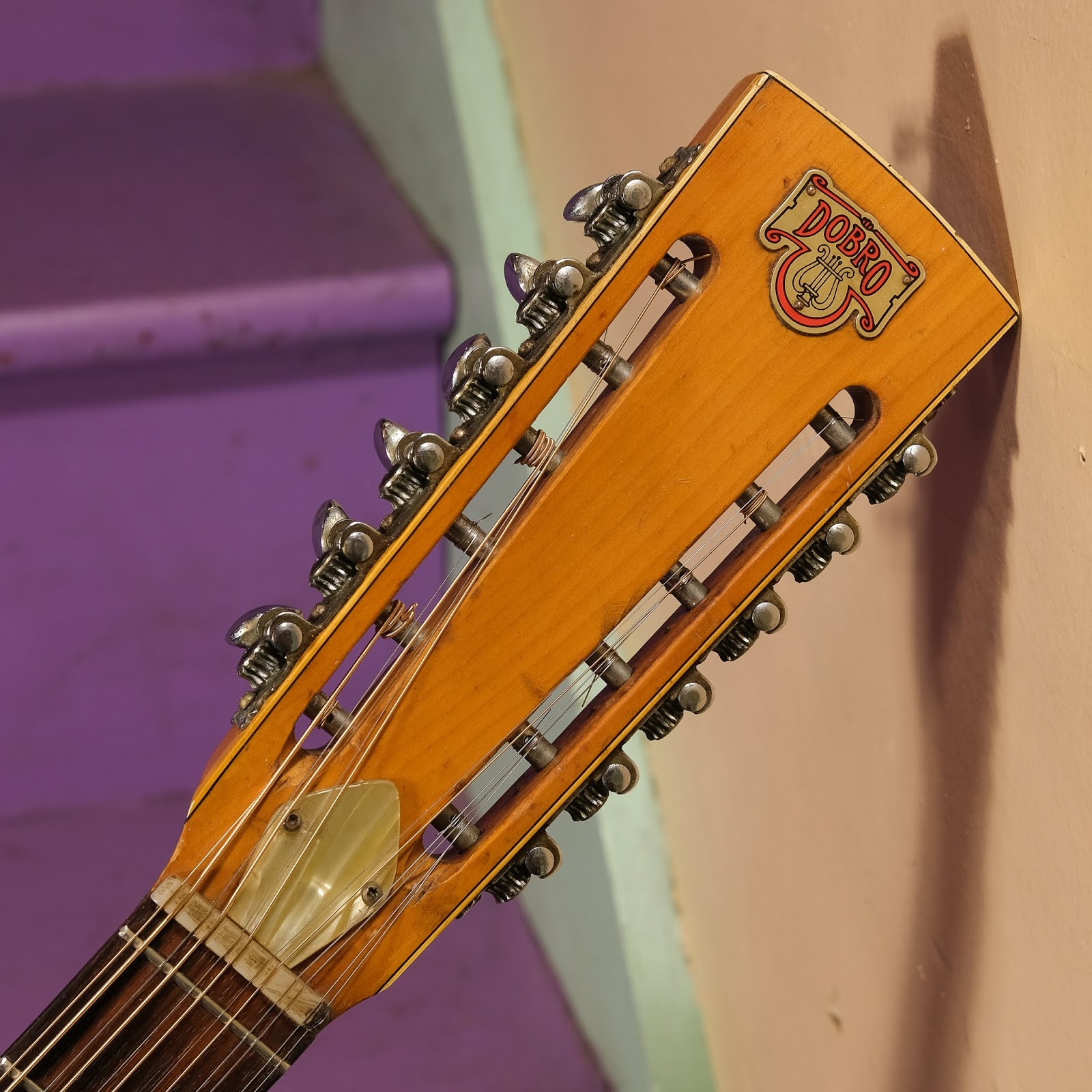 1960s Mosritemade Dobro Columbia 12String Resonator Guitar