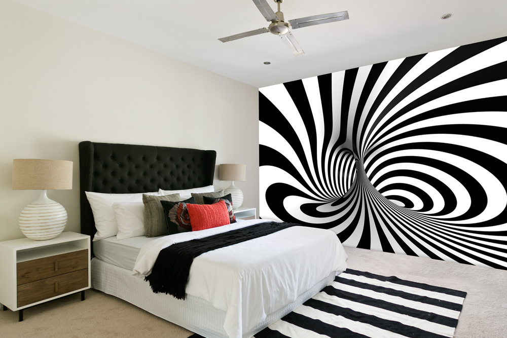 Walls and Murals Custom Wallpapers: Black and White Wallpaper For Walls