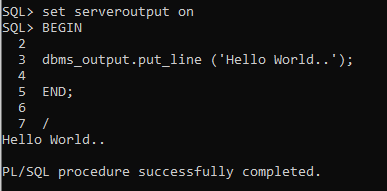 How to run PL/SQL Code With Command Line?