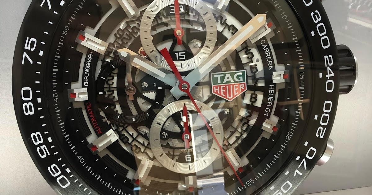 Tag Heuer Enthusiast: On The Wall: Tag Heuer Carrera Heuer 01 Dealer Clock