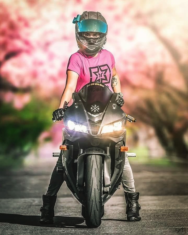 Girl On Heavy Bike Hot Amazing Wallpaper Girl Riders Stunning Stunt Wallpaper Sid Rehmani Land Of Hd Wallpapers