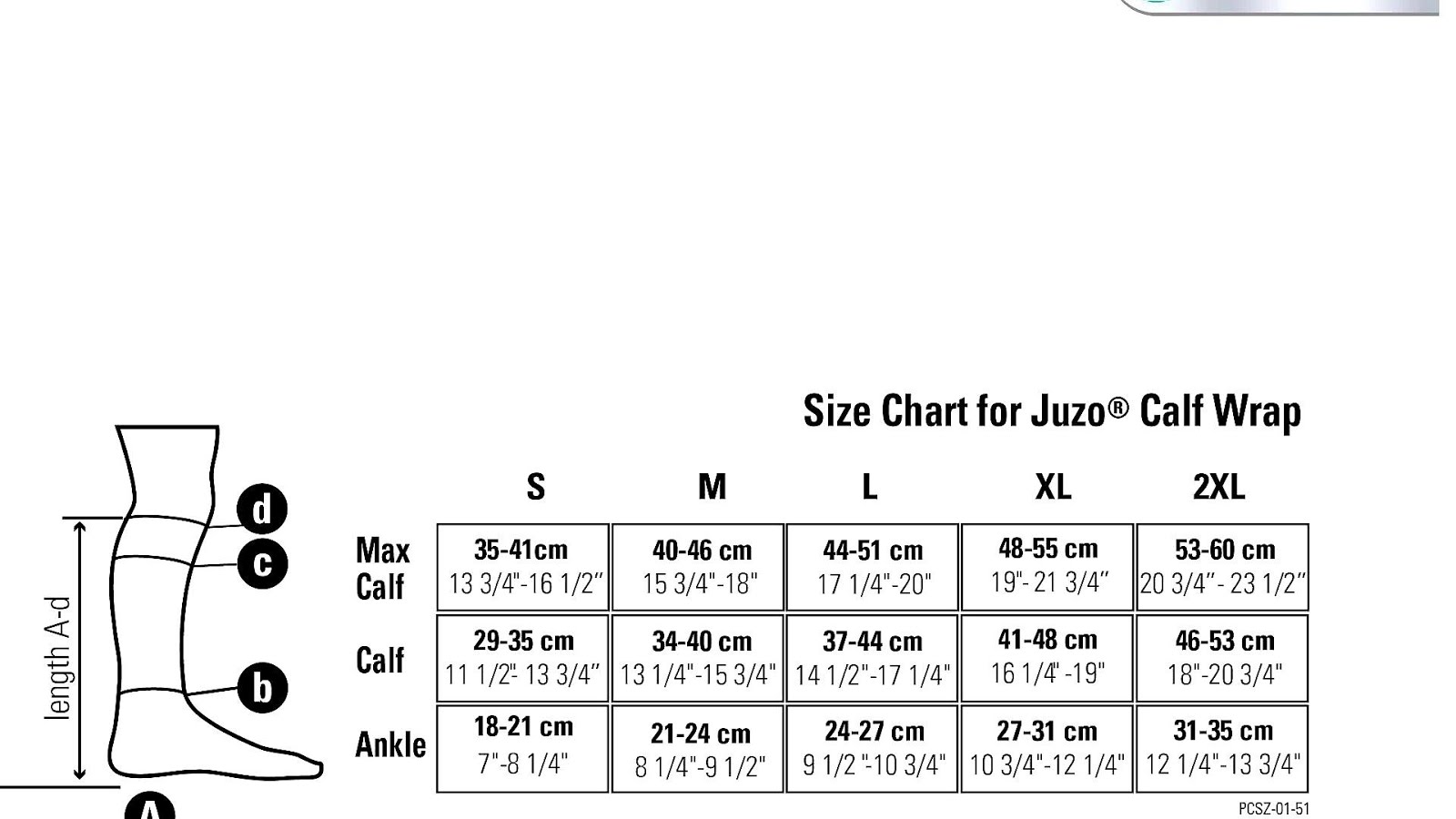Juzo Compression Stockings Size Chart Compre Choices
