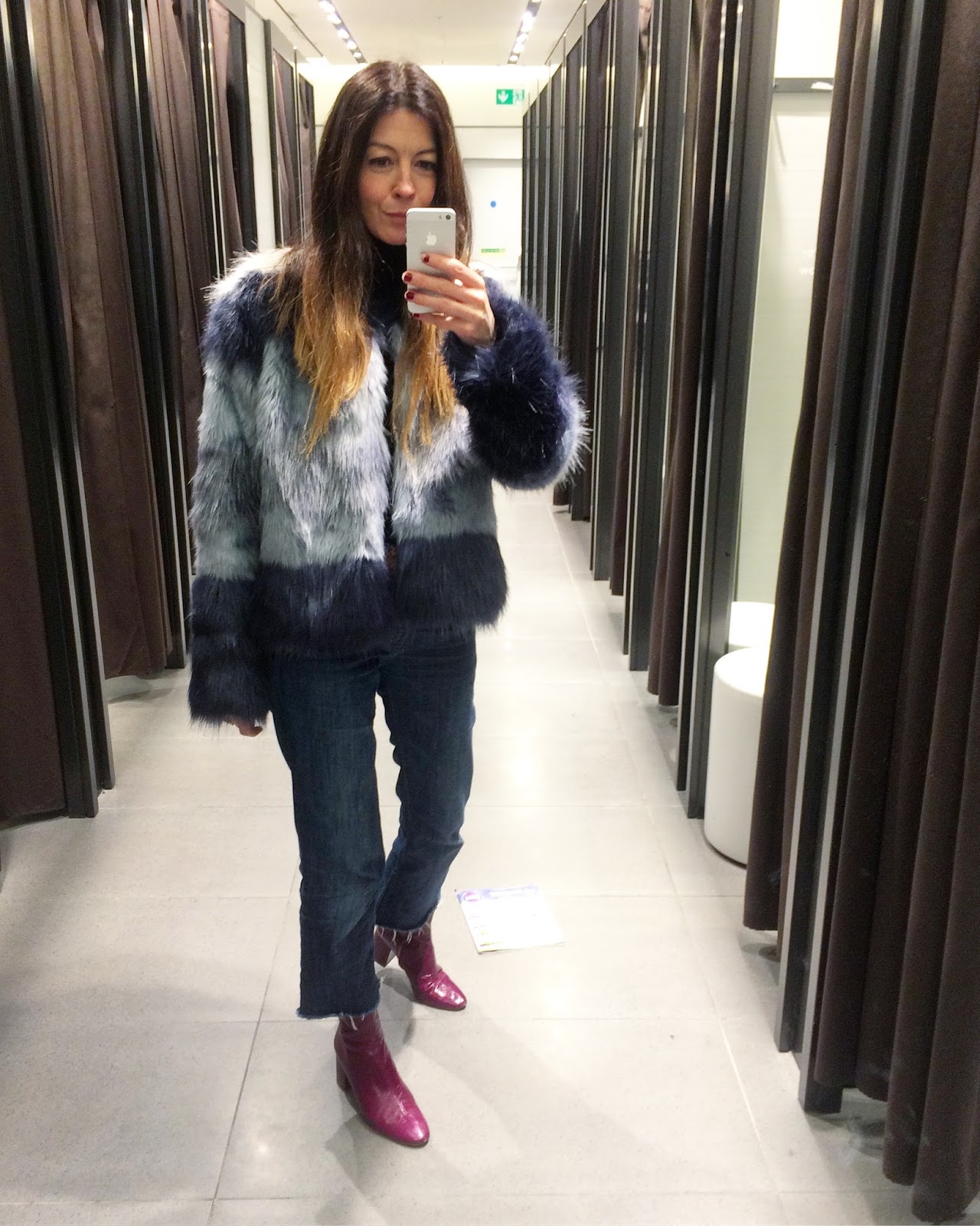 fluffy coat zara