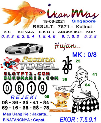 syair ikan mas sgp