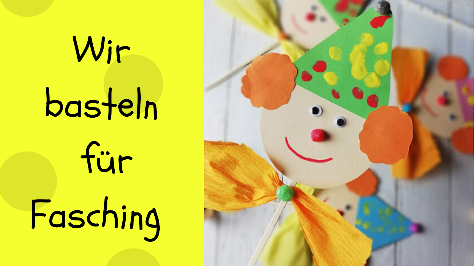 Experiment Anzeige Grund fasching basteln grundschule Inspektion