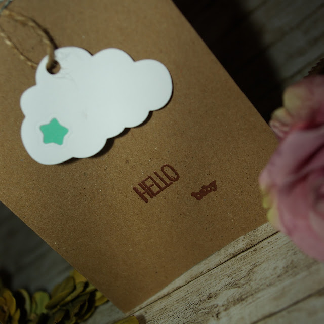 [DIY] Hello Baby: Cloud Birth Card // wolkige Karte zur Geburt Part 3