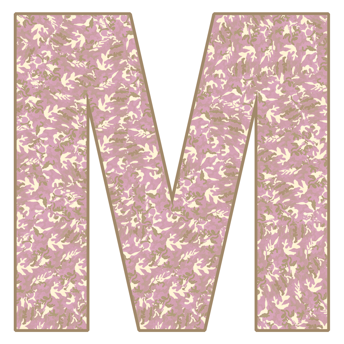 GRANNY ENCHANTED'S BLOG: Free Pink Camo Digi Scrapbook Alphabet