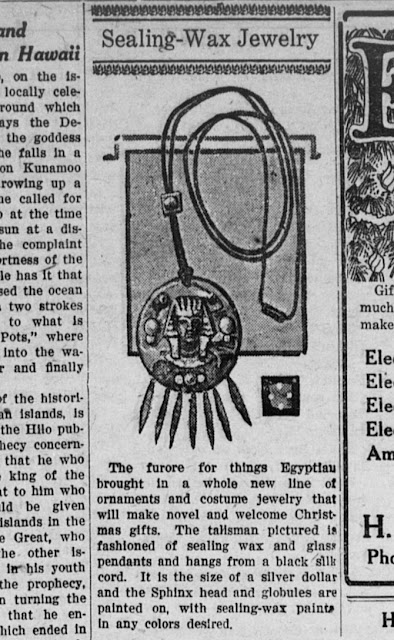 1920s Sealing-Wax Art Jewelry 