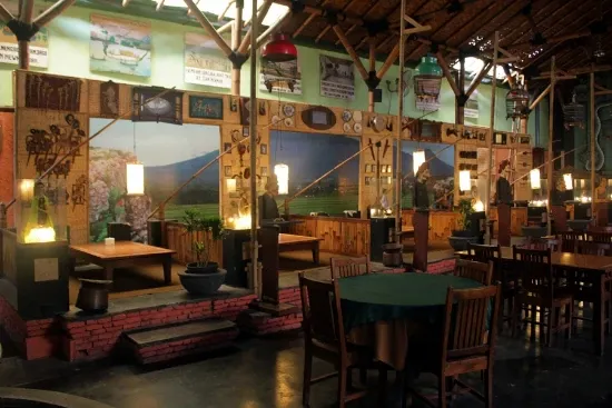 desain warung kopi sederhana dari bambu desain warung kopi dari bambu
